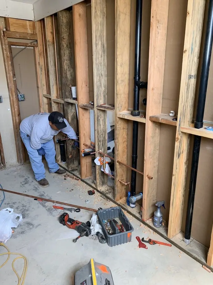 Commercial rough-in plumbing for Gas Line Repair in Big Stone Gap